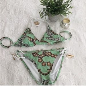 VS Mint Green Shell Patterned Bikini